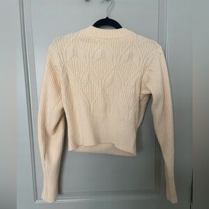 Cream Knit Women's Sweater